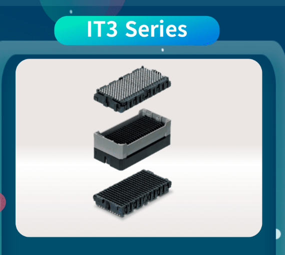 Support 10+Gbps high speed transmission, BGA interlayer connector -IT3 series